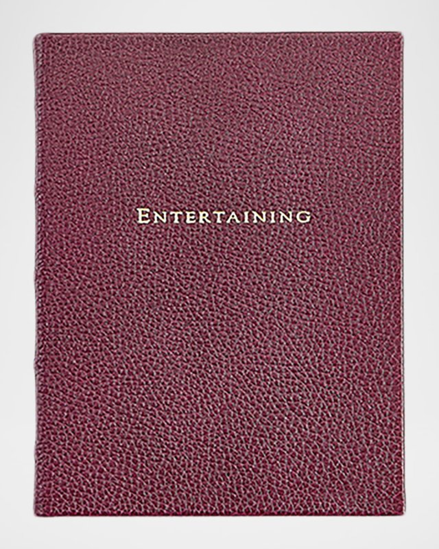 Leather-Bound Entertaining Book